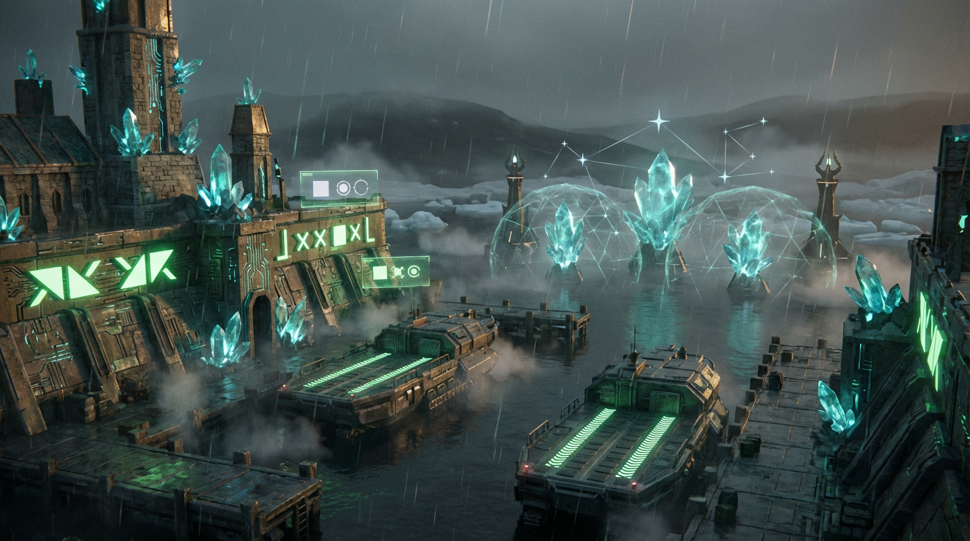 The Sacred Crystal Harbor Defense